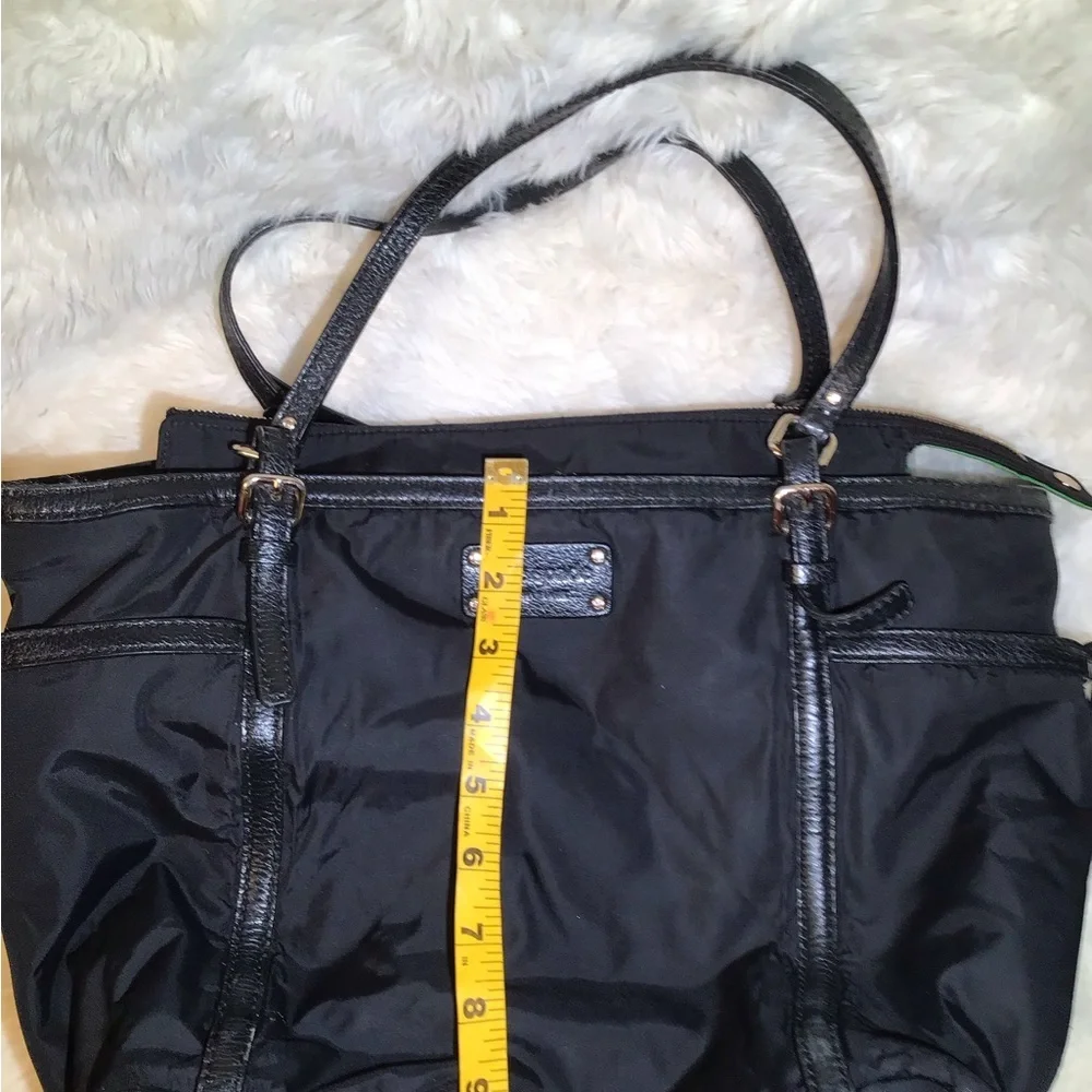 Kate spade black shoulder tote bag